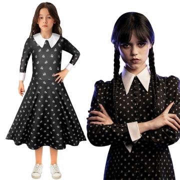 PUSTNI KOSTUM WEDNESDAY-ADDAMS FAMILY - 1 / 2 / 3 / 5 delni set