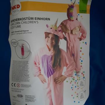 Samorog pustni pajac s kapuco kostim 6-8 let (do 134)