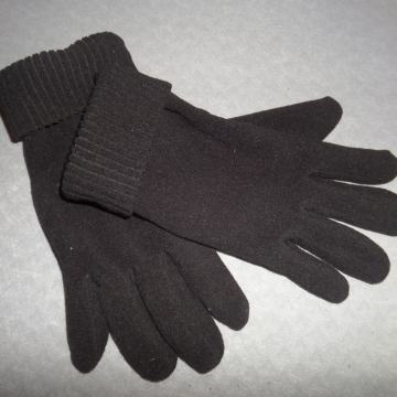 Rokavice - črne, tanjši flis, vel. S