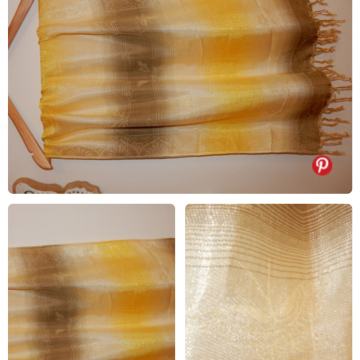 m.dodatek ○bleščeča rumeno-rjava RUTA ●nova