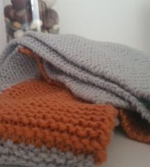 m.dodatek ○unikatni šal ○unisex ○topel ○nerabljen