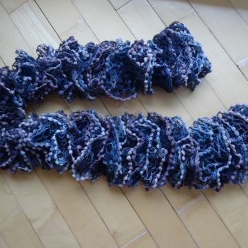 pleten šal, okrogel, dolžina 113 cm