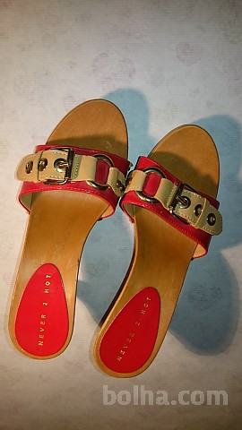 Noro zapeljivi rdeči ŽENSKI SANDALI natikači Never2Hot, št. 38 - NOVO