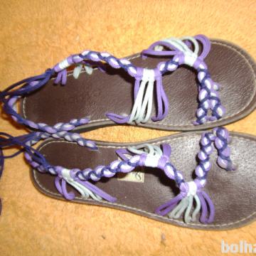 Sandali s trakci, -vijola ORIGINAL MARINES, vel 39