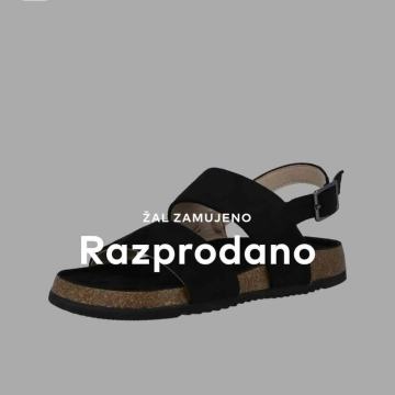 Novi semiš sandali črni