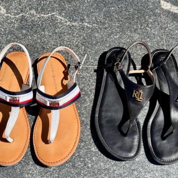 Tommy Hilfiger in PoloRalphLauren balerinke, št.38, nove