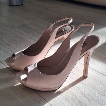 Ženski Sandali,Pura Lopez št. 38, puder barve