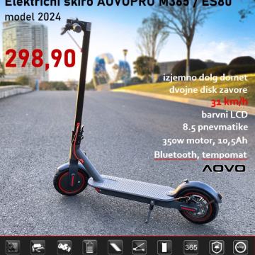 NOV, zapakiran električni skiro AovoPro (2024 model) 32km/h, 350W.