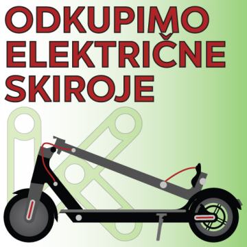 ODKUPIMO ELEKRIČNE SKIROJE / Odkup električnih skirojev