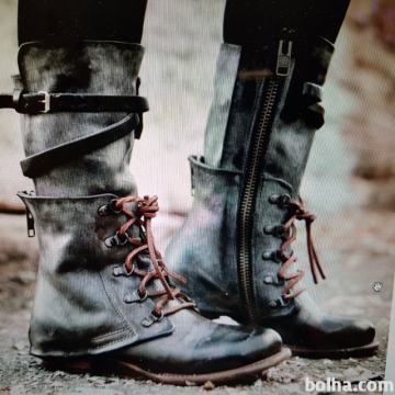 Usnjeni škornji Bikonow št.43 fensi šmensi