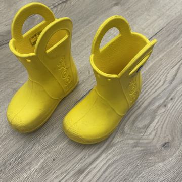 Crocs, otroški škornji, št. C7, EU: 23-24 (140mm), rumeni