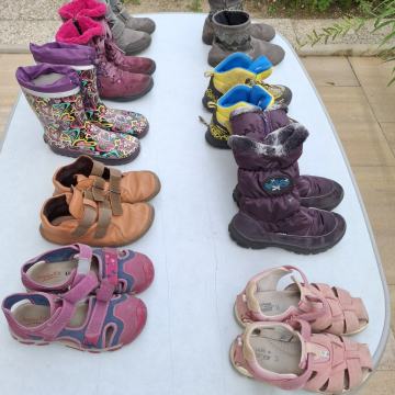 Dekliška obutev-škornji