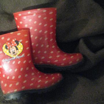 Dekliški dezni skornji MIKI MIŠKA, ST.26-27