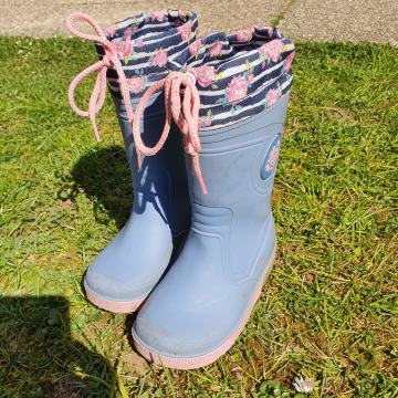 Dekliški dežni škornji z lučkami 24/25