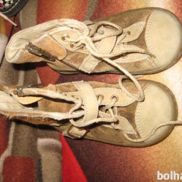 Dekliški gležnarji-jesenski, zlato svetlikajoči, vel 22