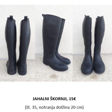 Jahalni škornji št. 35