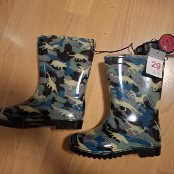 Otroški dežni škornji velikost 29 novi