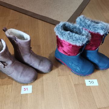 Zimski škornji št. 30 in 31