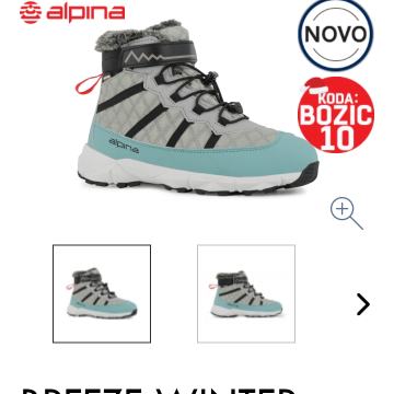 Zimski pohodni čevlji Alpina št.39 NOVI