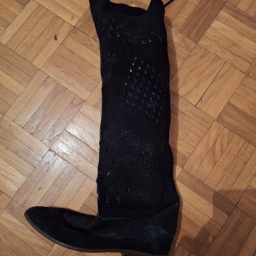 Črni kavbojski škornji št. 40