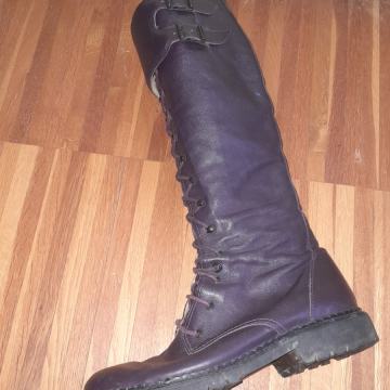 MODNI VISOKI ŠKORNJI - USNJE - ARS VIVENDI - VIJOLA