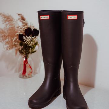 Škornji Hunter 39, refined slim fit tall