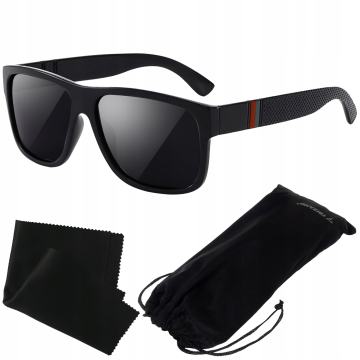 Unisex polarizirana športna sončna očala UV 400 filter črna