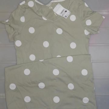 NOVA ženska bombažna spalna srajca pikice C&A, XS/S, 34/36