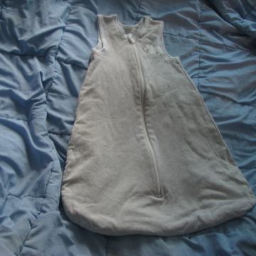 Bombažna spalna vreča brez rokavov s celotno dolz.64cm