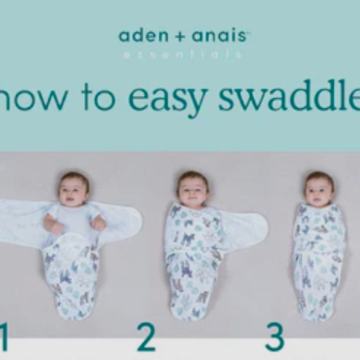 NOVE Bombažne vreče za štručkanje (Swaddling) Aden+Anais