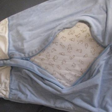 Spalna vreča-pomladno jesenska-modra z dolzino 75cm