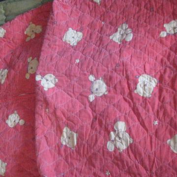 Spalna vreča-rdeča z medvedki z dolžino 145cm