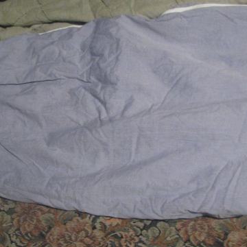 Zimska spalna vreča-siva, celotna dolz. vrece 110cm