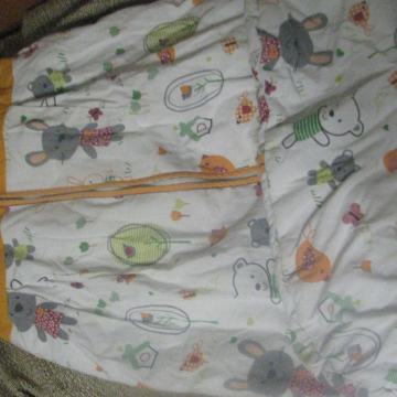 Zimska spalna vreča z medvedki in zajcki  z dolžino 92cm