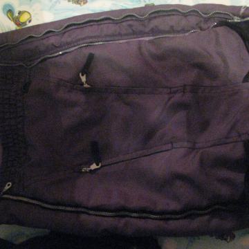 Zimska vreča za voziček quinny, temno vijola