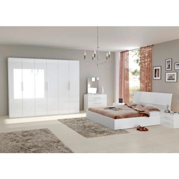 SPALNICA TIA NEW  + KOMODA TIA NEW - BELA