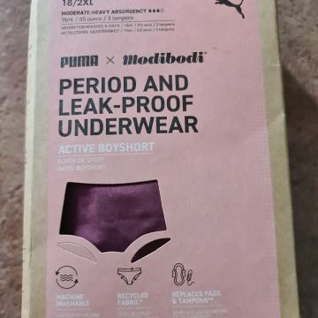 menstrualne hlačke Puma × Modibodi, št. XXL