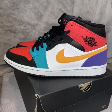 Jordan 1 Mid Bred Multi-Color