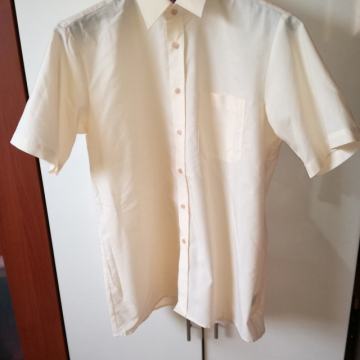 LABOD moška kratka srajca bež rumena 39 (s ptt)