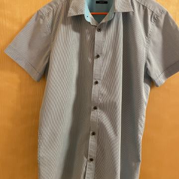 MOŠKA SRAJCA SMOG KRATEK ROKAV, ŠT. L, SLIM FIT