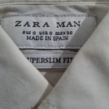 Bela fantovska srajca  Zara kratek rokav