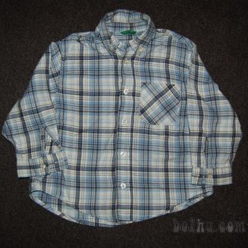 Benetton flanelasta srajca, št. 86 / 92