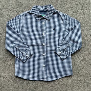 Benetton otroška srajca, modra, št. 98 (2-3 leta)