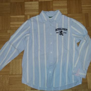 Fantovska elegantna srajca, dolg rokav, velikost 10 let, Benetton