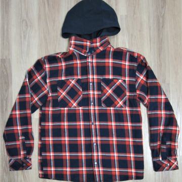 Fantovska karirasta srajca s kapuco Okaïdi, vel. 164