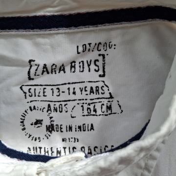 Fantovska srajca dolg rokav 164 cm, ZARA