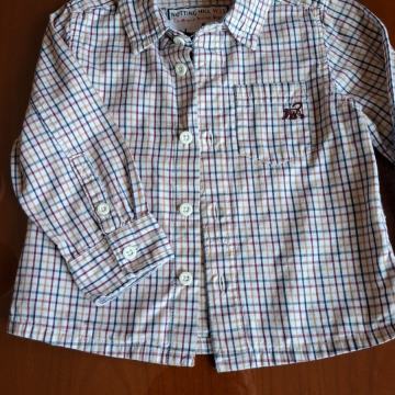 Fantovska srajca/srajčka dolg rokav 12-18 mesecev (št. 86) 100% bombaž