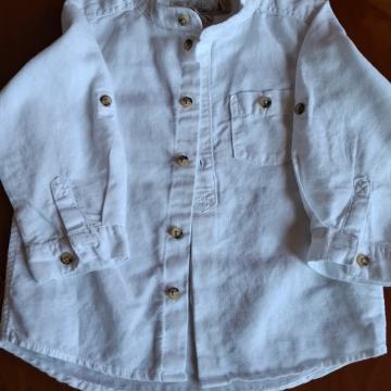 Fantovska srajca/srajčka dolg rokav št. 80 100% bombaž