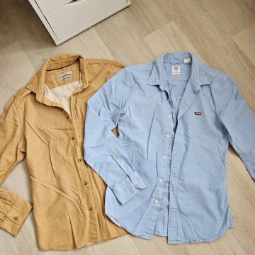 Komplet: 2x srajca za fanta LEVIS, vel XS