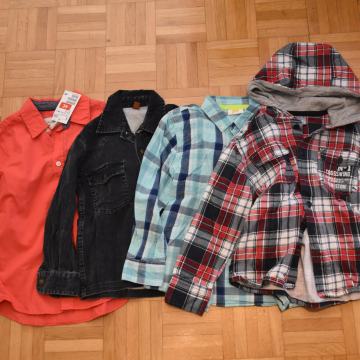 Komplet fantovskih srajc velikost 110/116